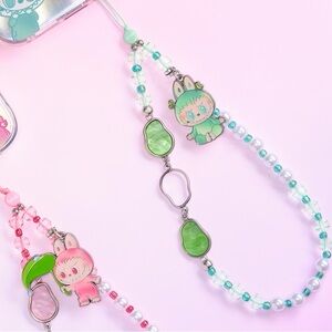 SERENITY / GREEN - Pop Mart Labubu Big Into Energy Phone Charm Strap Confirmed🌟